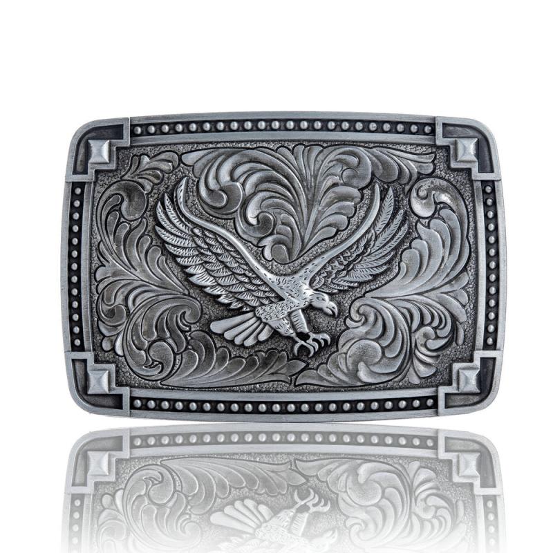 Western Cowboy Men's Eagle Belt Buckle