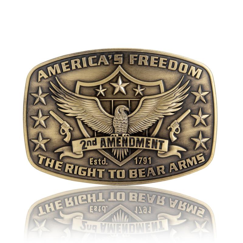 Western Cowboy Men's Eagle Belt Buckle