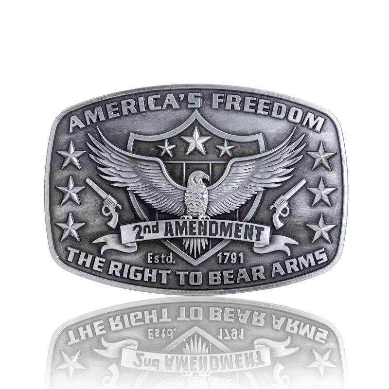Western Cowboy Men's Eagle Belt Buckle