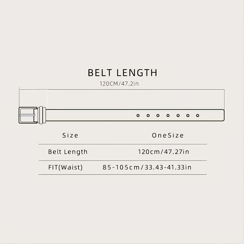 Men's Casual Belt Colorful Stitching
