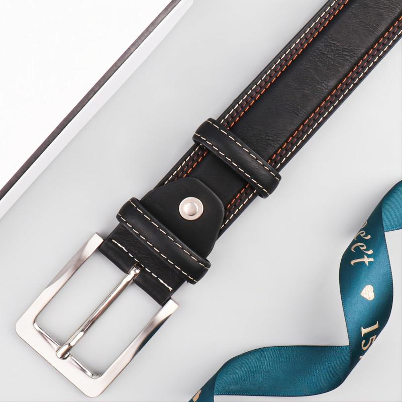 Men's Casual Belt Colorful Stitching