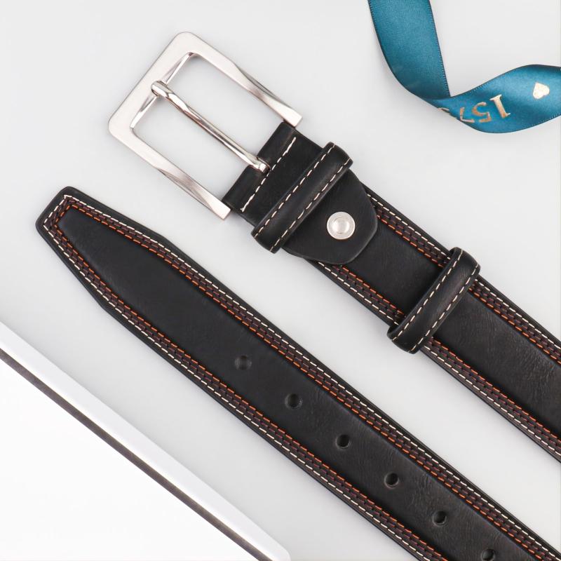 Men's Casual Belt Colorful Stitching