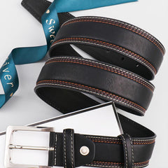 Men's Casual Belt Colorful Stitching
