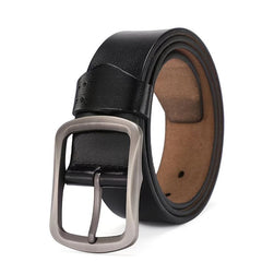Cowhide Belt 152 Extra Large Men's Pin Buckle Belt Middle aged And Young People