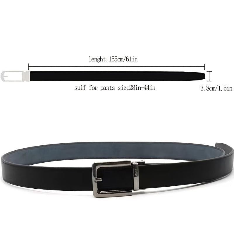 Cowhide Belt 152 Extra Large Men's Pin Buckle Belt Middle aged And Young People
