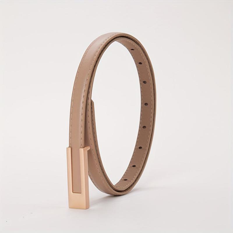 Small Leather Belt Wild Decoration Jeans Belt For Men
