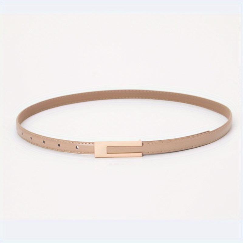 Small Leather Belt Wild Decoration Jeans Belt For Men