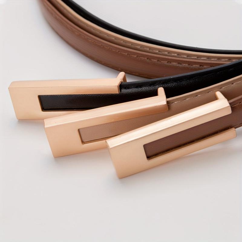 Small Leather Belt Wild Decoration Jeans Belt For Men
