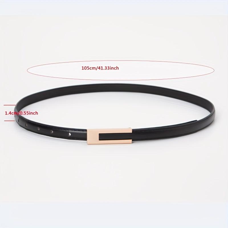 Small Leather Belt Wild Decoration Jeans Belt For Men
