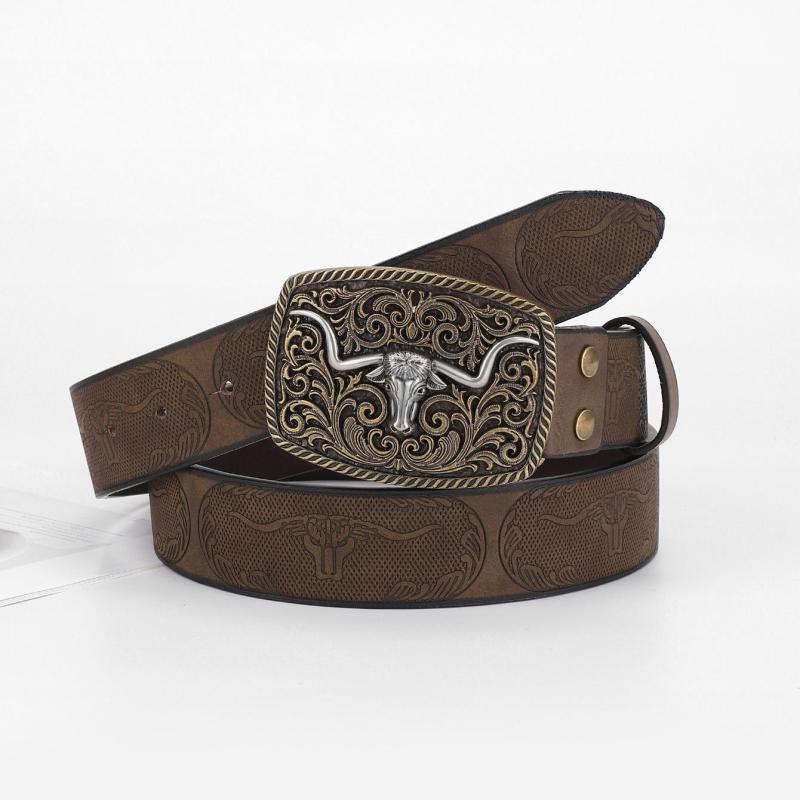 Men's Casual Vintage Western Cowboy Belt