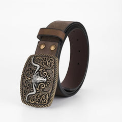 Men's Casual Vintage Western Cowboy Belt
