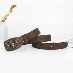 Men's Casual Vintage Western Cowboy Belt