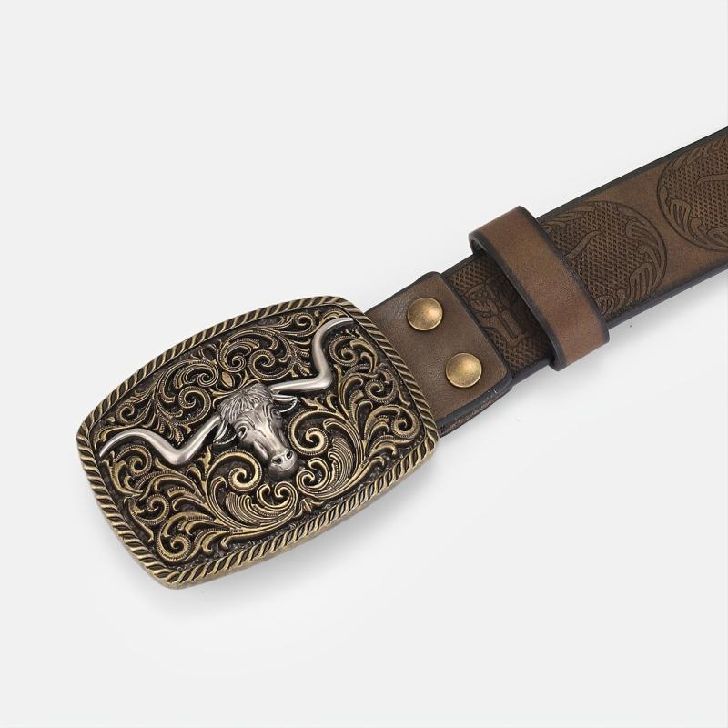 Men's Casual Vintage Western Cowboy Belt