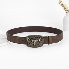 Men's Casual Vintage Western Cowboy Belt