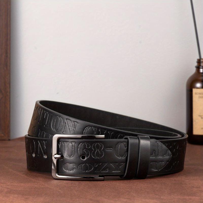 Body Single Jack Dress Belt Men's Alloy Needle Buckle PU Belt