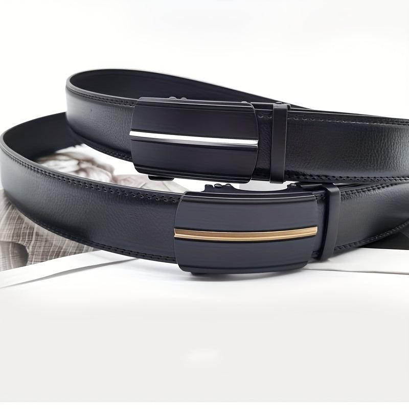 Men's Business Belt Automatic Buckle Belts Jeans Pants Father's Christmas