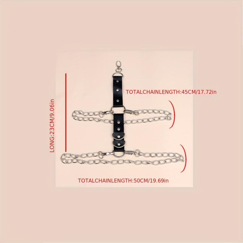 Men's Leg Chain Belt Punk Hip Hop Street Dance Leg Ring Jewelry