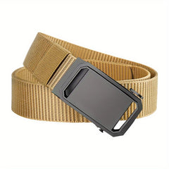 Men's Zinc Alloy Ratchet Belt Unisex Fits Any Waist