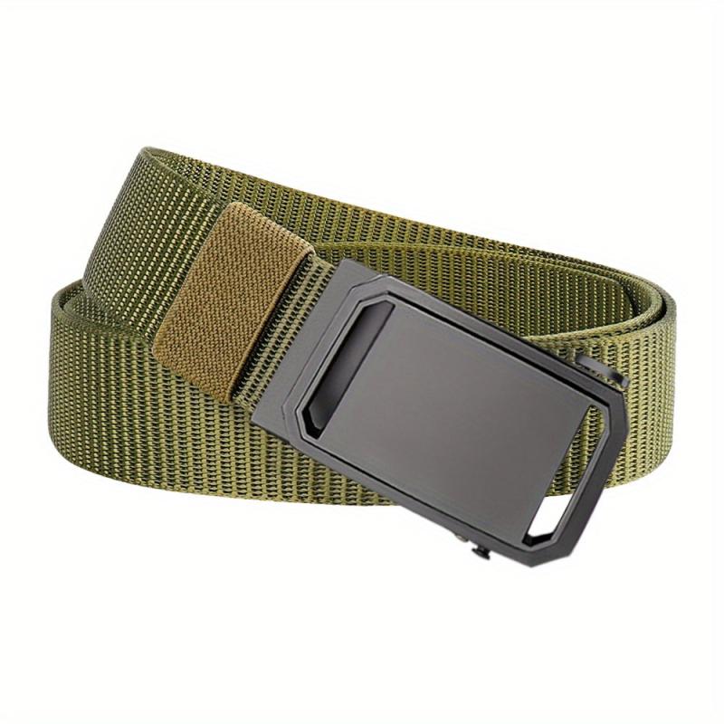 Men's Zinc Alloy Ratchet Belt Unisex Fits Any Waist