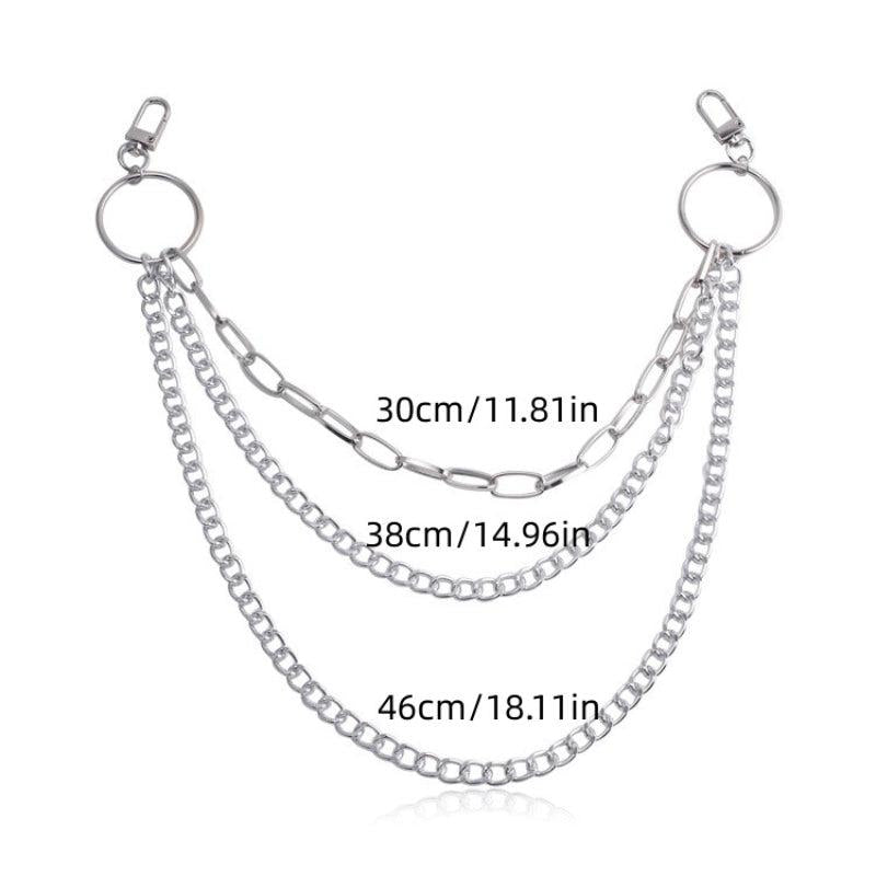Metal Pants Chain Punk Hip Hop Rock Body Chain Nightclub Accessories