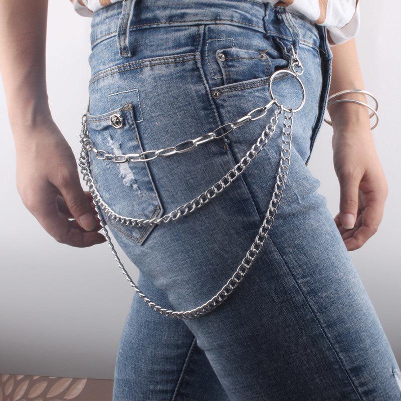 Metal Pants Chain Punk Hip Hop Rock Body Chain Nightclub Accessories
