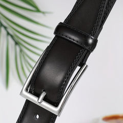 Men's Casual Leather Buckle Belt for Boyfriend's Birthday