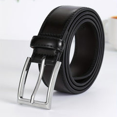 Men's Casual Leather Buckle Belt for Boyfriend's Birthday