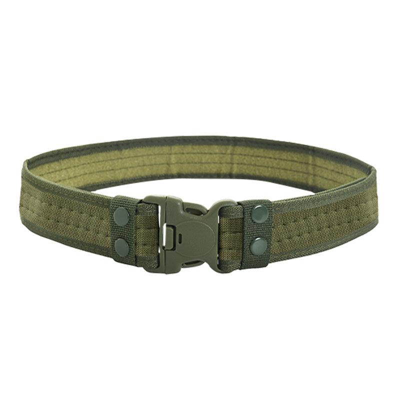 Men's Outdoor Canvas Belt with Plastic Buckle 2 Inch Wide