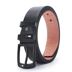 Men's PU Leather Square Buckle Winter Business Belt