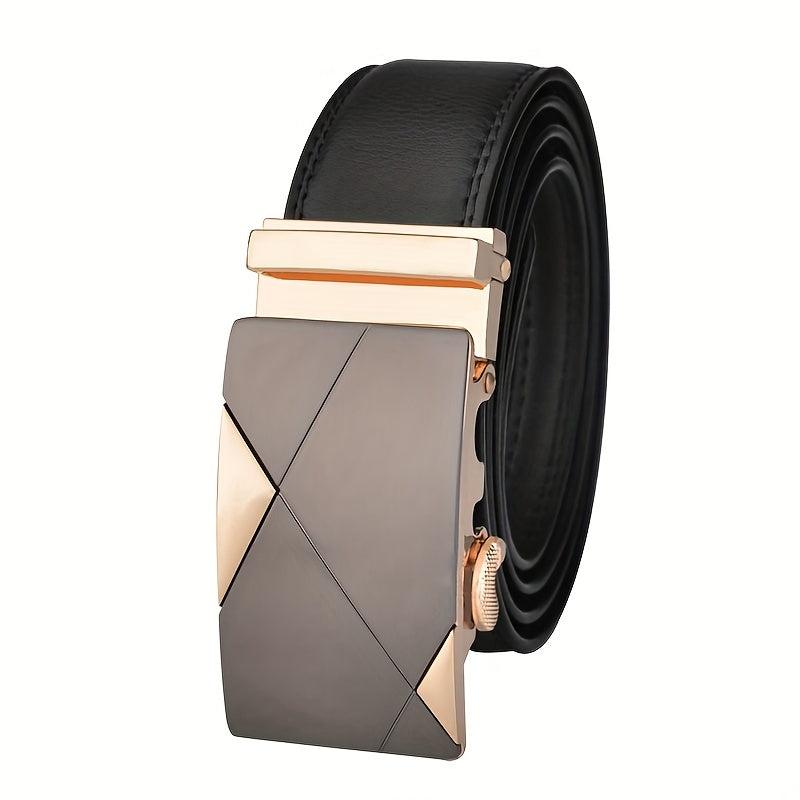 Men's Automatic Cowskin Leather Belt