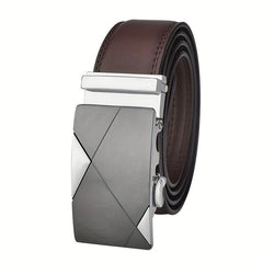 Men's Automatic Cowskin Leather Belt