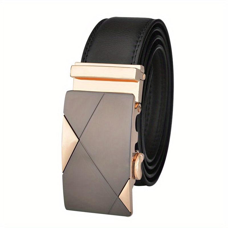 Men's Automatic Cowskin Leather Belt