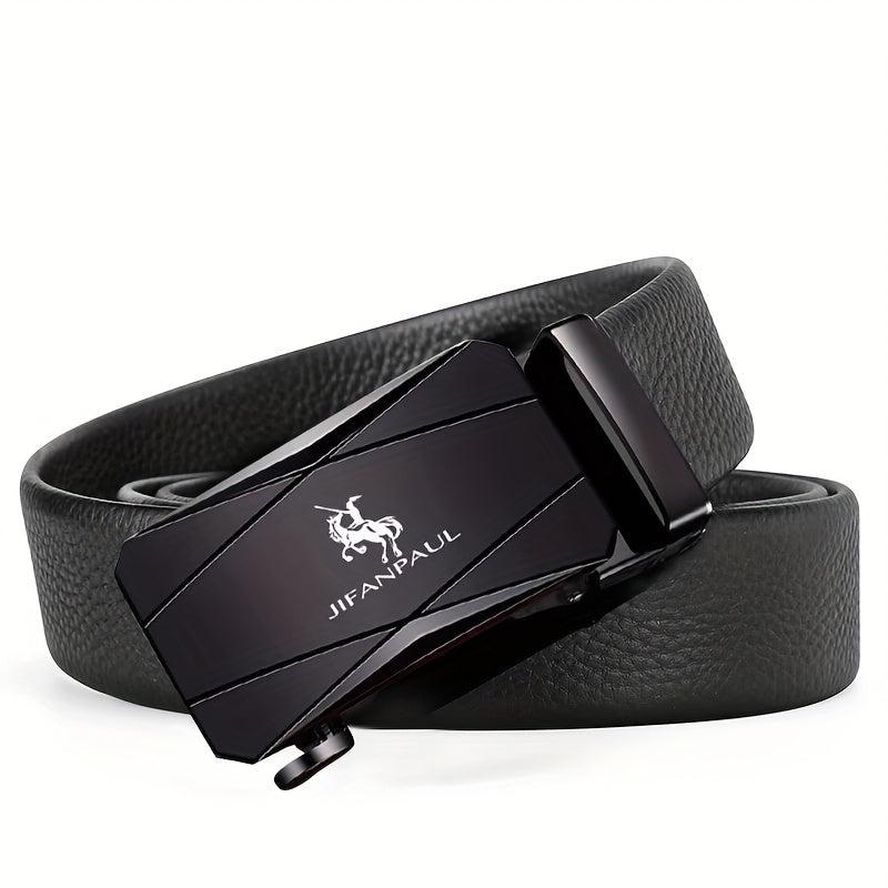 Men's PU Leather Belt with Automatic Buckle