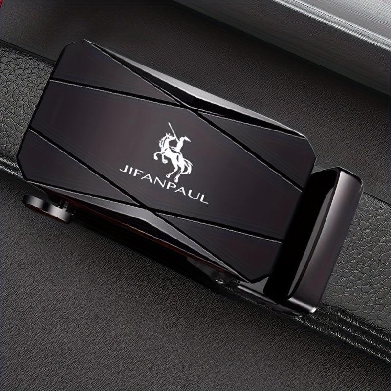 Men's PU Leather Belt with Automatic Buckle