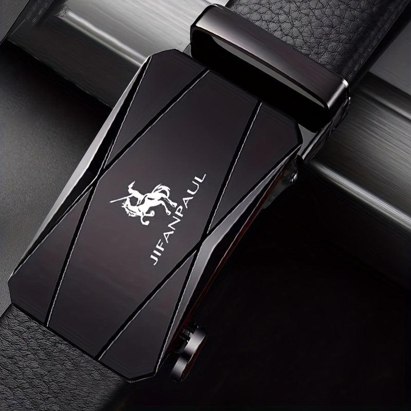 Men's PU Leather Belt with Automatic Buckle