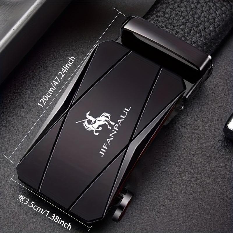 Men's PU Leather Belt with Automatic Buckle
