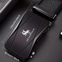 Men's PU Leather Belt with Automatic Buckle