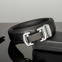 Men's Casual I-Shaped Auto Buckle Belt Gift