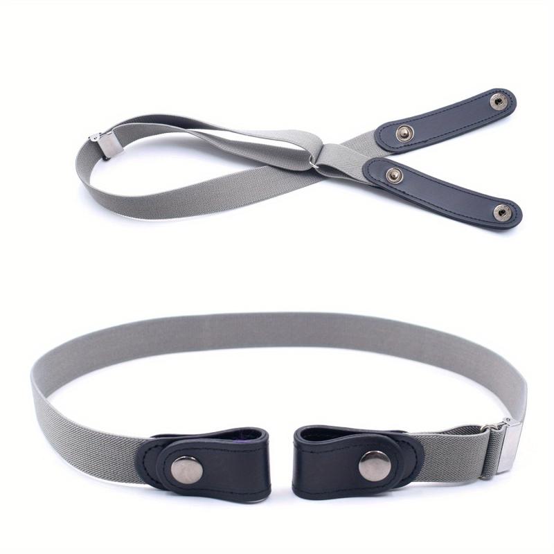 No Buckle Casual Stretch Belt Adjustable Elastic Stretch Belts for Women