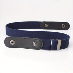 No Buckle Casual Stretch Belt Adjustable Elastic Stretch Belts for Women