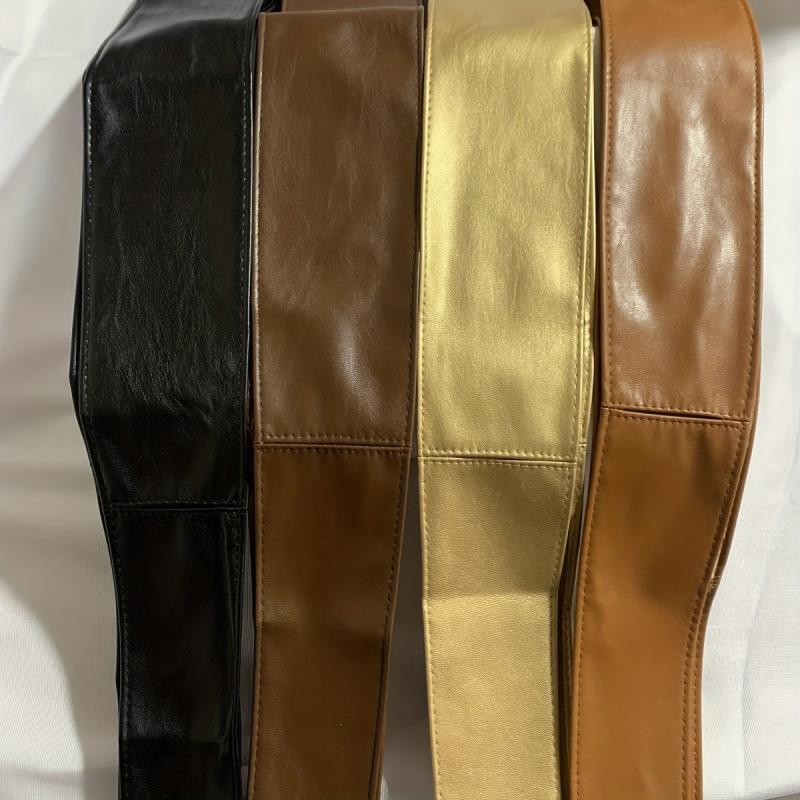 Vintage Bowknot Sash Belt PU Girdle Dress Belts Boho Cinch Waist Band