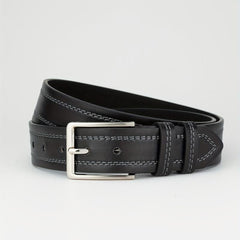Men's Double Wire Alloy Needle Buckle PU Belt