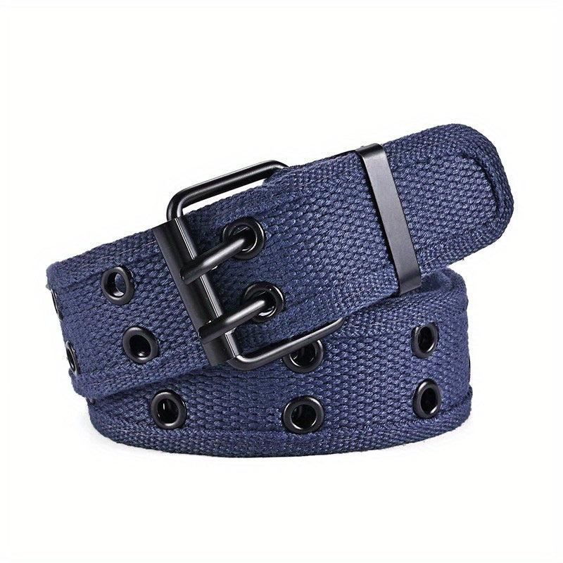 Studded Nylon Double Pin Belt for Coats & Pants