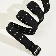 Studded Nylon Double Pin Belt for Coats & Pants