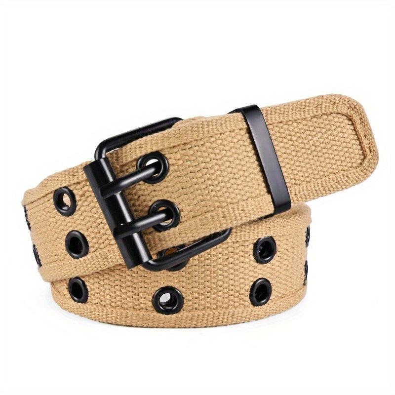 Studded Nylon Double Pin Belt for Coats & Pants