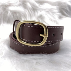 Women's Skinny Waist Buckle Belt for Business Commute