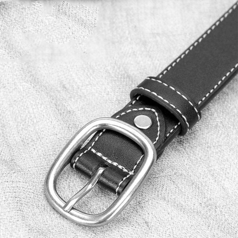 Women's Skinny Waist Buckle Belt for Business Commute