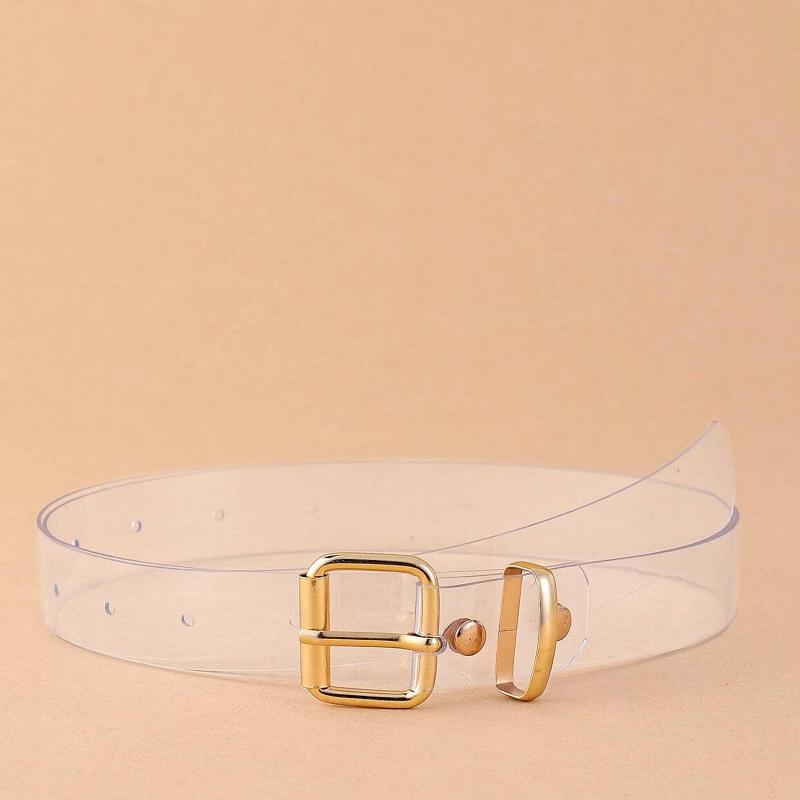 Transparent Belt Strap Jeans Belt Dress Belt Casual Clear Belt