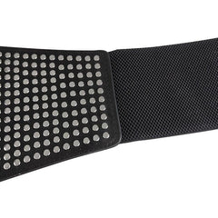 Wide Elastic Studded Belt Female Waist Gothic Plus Size Stretch