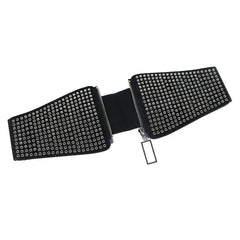 Wide Elastic Studded Belt Female Waist Gothic Plus Size Stretch